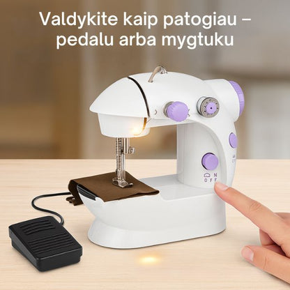 Elektrinė mini siuvimo mašina