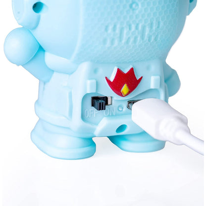 Skraidantis astronautas su LED šviesomis – interaktyvus žaislas