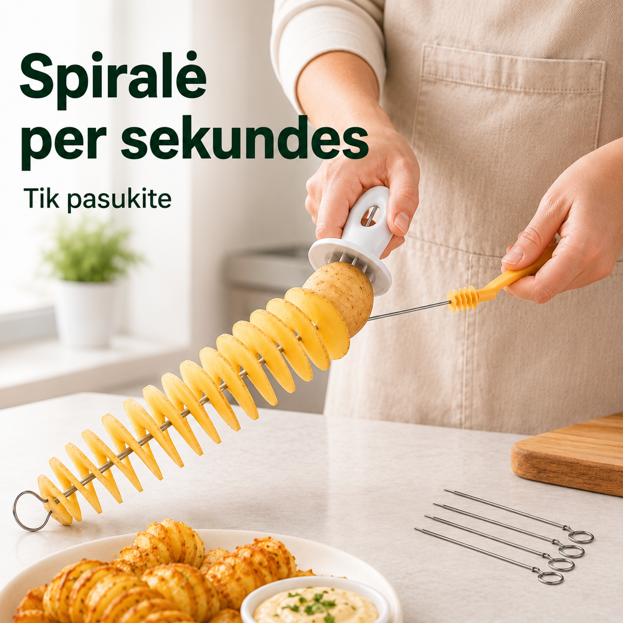 Spiralė per sekundes
