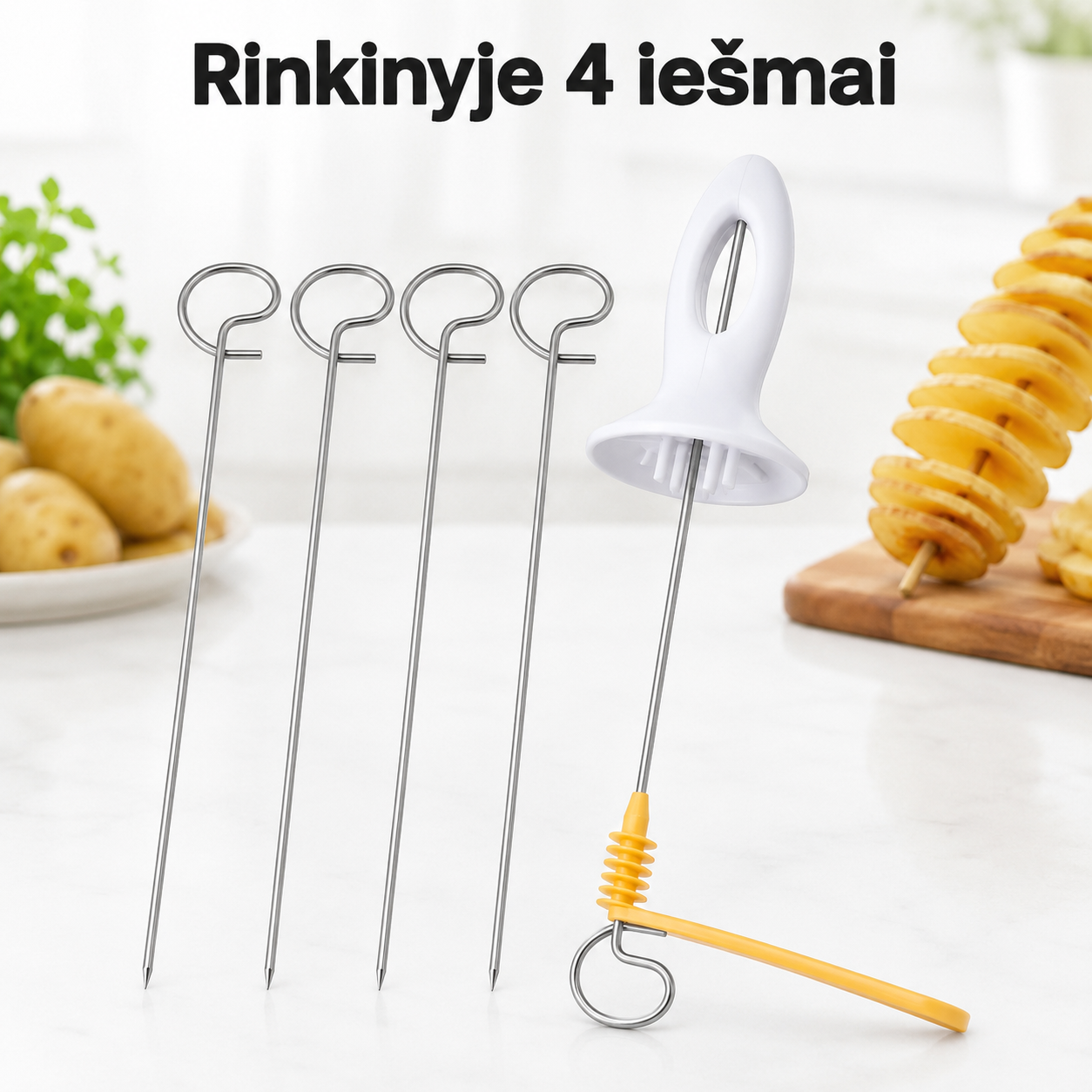 Rinkinyje 4 iešmai