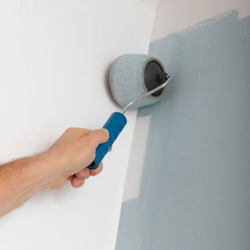 Dažymo volelių rinkinys su dažų talpa