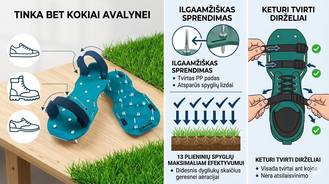 Vejos aeravimo antbačiai 