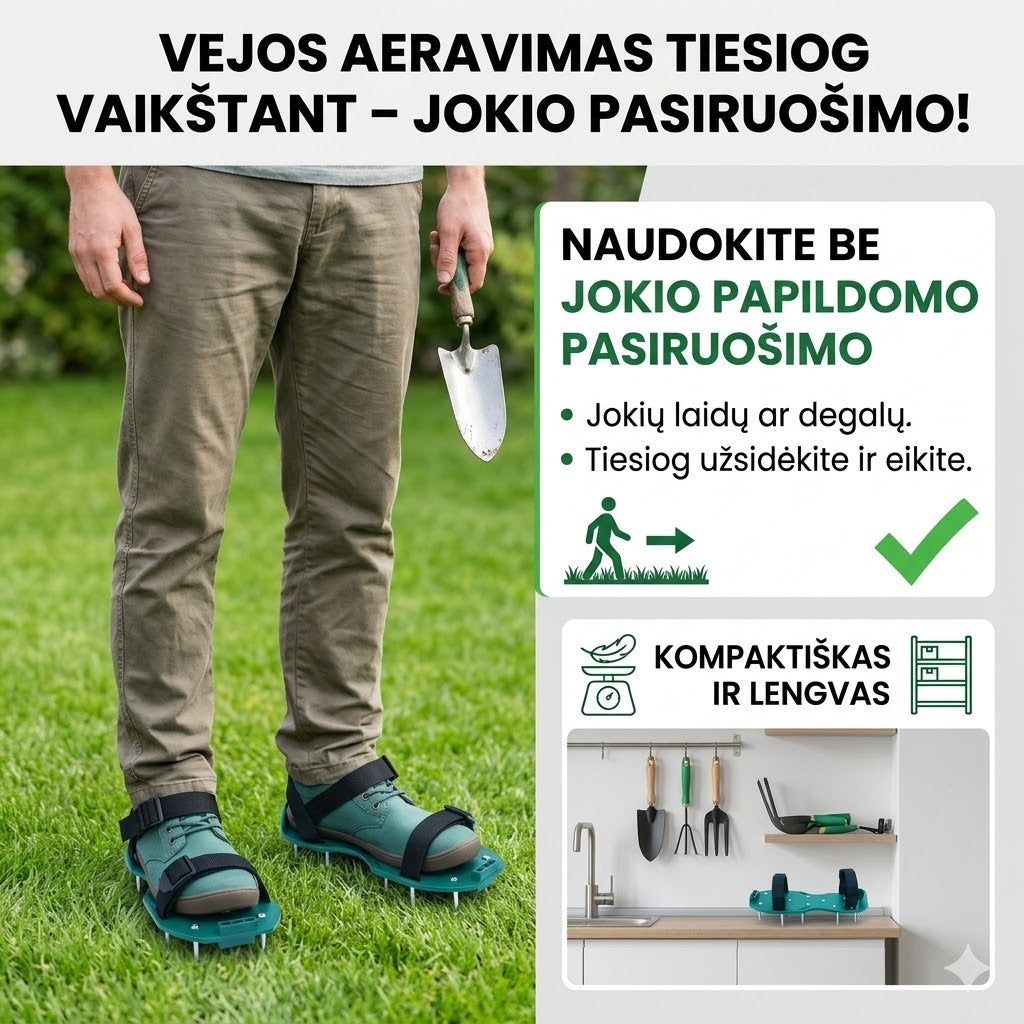 Vejos aeravimo antbačiai 