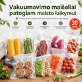 Vakuumavimo maišeliai – papildymas vakuumavimo aparatui 30 vnt.