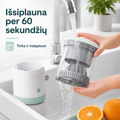 Elektrinė vaisių sulčiaspaudė (400 ml, USB įkraunama)