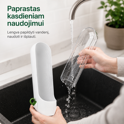 Žolelių laikymo indas šaldytuvui (padeda ilgiau išlaikyti šviežumą) – nuotrauka 5
